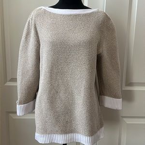 Karen Scott Women’s 3/4 Sleeve Pullover Sweater Size XL